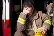 Distressed firefighter