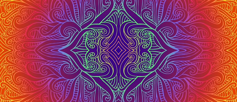 psychedelic pattern DMT fractals